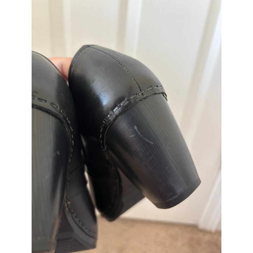 Dansko Black Leather Mules - Picture 7 of 11